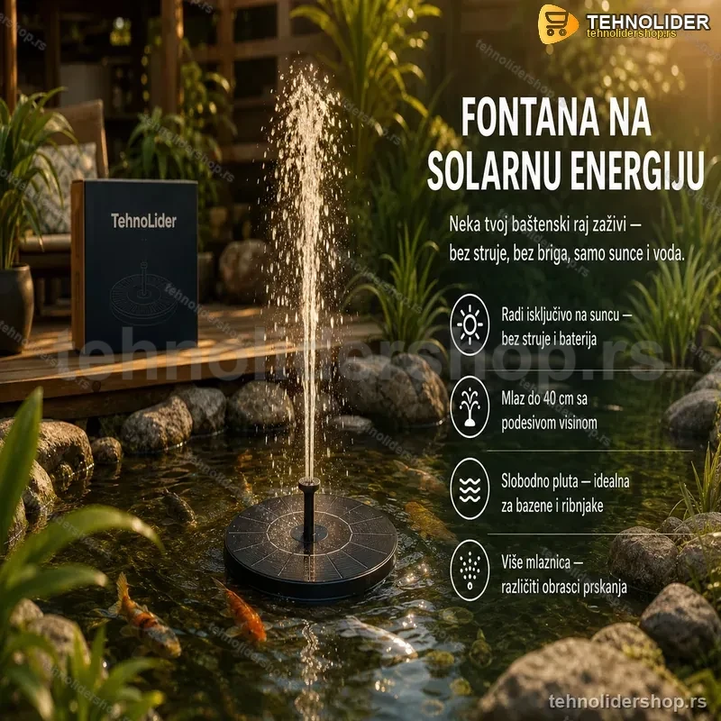 Baštenska FONTANA sa solarnim napajanjem Baštenska FONTANA sa solarnim napajanjem
