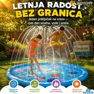 Bazen Fontana za Decu – Sprej Podloga 170cm, BPA-Free PVC