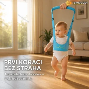 Bebi Hodalica sa Podesivim Trakama — Podrška za Prve Korake