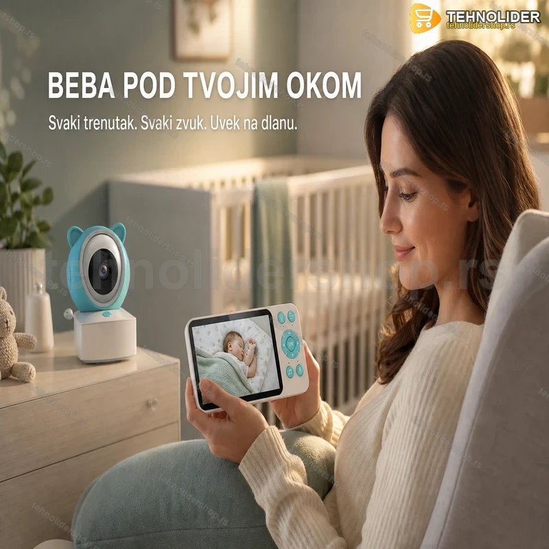 bebi-monitor-sa-wifi-i-alarmom-tehnolidershop Bebi Monitor sa WiFi i Alarmom — Nadzor Bebe u Realnom Vremenu
