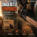 Benzinska motorna testera – Snaga i preciznost u vašim rukama!