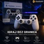 Bežični Džojstik za PS4 – DoubleShock 4 Bijeli Kontroler