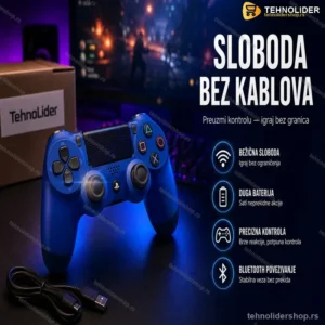 Bežični Džojstik za PS4 – DoubleShock 4 Gamepad Plavi