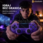 Džojstik za PS4 Ljubičasti – Bežični Gamepad sa Vibracijom za PC i PS4