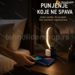 4 u 1 Lampa,bežični punjač za telefone,punjac za smart sat i za airpod slušalice
