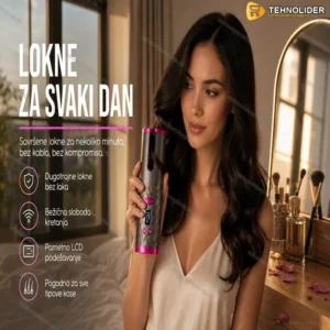 Bežični uvijač za kosu CurlQueen
