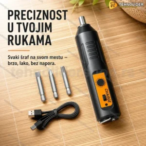 Bežični šrafciger set za kućne popravke