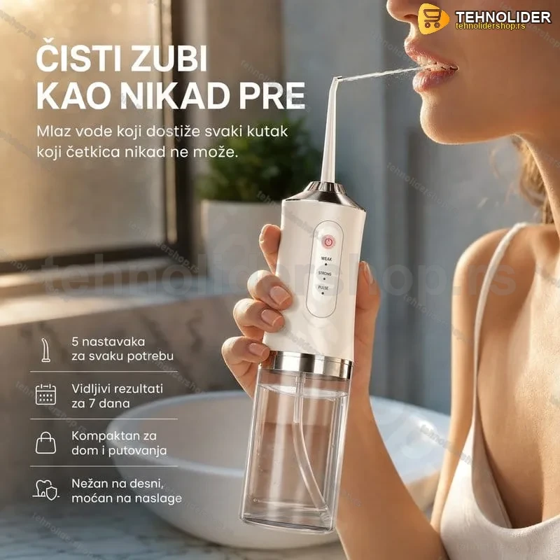 Bežični tuš za zube Bežični tuš za zube