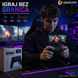 Bluetooth Gaming Kontroler za Android, iPhone i PC – 9-Osni Senzor Pokreta