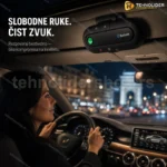 Bluetooth Handsfree za Auto – Speakerphone sa HD Glasom i Multipoint Vezom