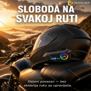 Bluetooth komunikator za kacigu V10 – interkom i handsfree