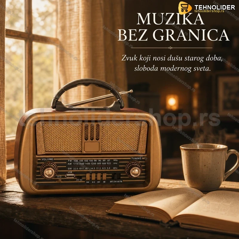 bluetooth-retro-radio-sa-punjivom-baterijom-tehnolidershop Bluetooth Retro Radio sa Punjivom Baterijom NS-8068BT — Stereo, AM/FM, USB, TF kartica
