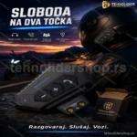 Bluetooth Slušalice za Motor – Handsfree Komunikacija i Muzika u Vožnji