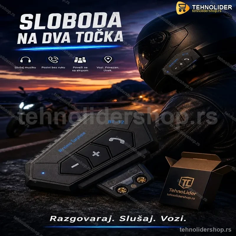 Bluetooth Slušalice za Motor – Handsfree Komunikacija i Muzika u Vožnji Bluetooth Slušalice za Motor – Handsfree Komunikacija i Muzika u Vožnji