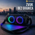 Bluetooth Zvučnik XTRMM LED 4 – 10W, FM Radio, USB i Micro SD