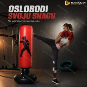 Bokserska Vreća na Naduvavanje 160 cm – Trening za Decu i Odrasle