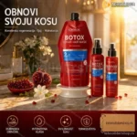 Botox Repair Set za Kosu 3u1 – Keratinska Regeneracija i Sjaj