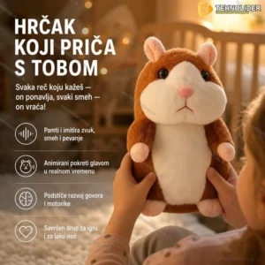 Brbljivi hrčak za mališane