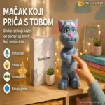 Brbljivi Mačak Talking Tom – Igračka Koja Ponavlja Reči