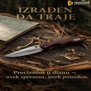 Buck 269 preklopni nož sa drvenom drškom — džepni