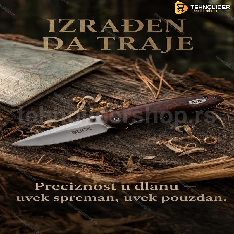 Buck 269 preklopni nož sa drvenom drškom — džepni Buck 269 preklopni nož sa drvenom drškom — džepni