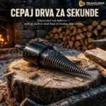 Burgija za Cepanje Drva - brzo i lako