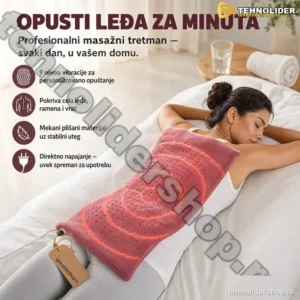 Ćebe Masažer za Leđa, Ramena i Vrat – Vibracijsko Opuštanje