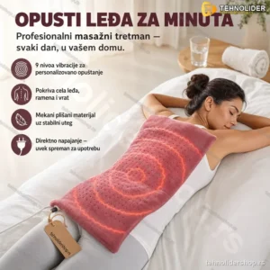 Ćebe Masažer za Leđa, Ramena i Vrat – Vibracijsko Opuštanje