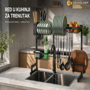 Čelični višenamenski stalak za kuhinju
