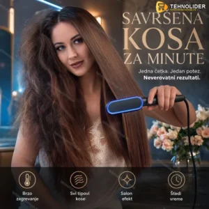 Četka za Ispravljanje Kose 2u1