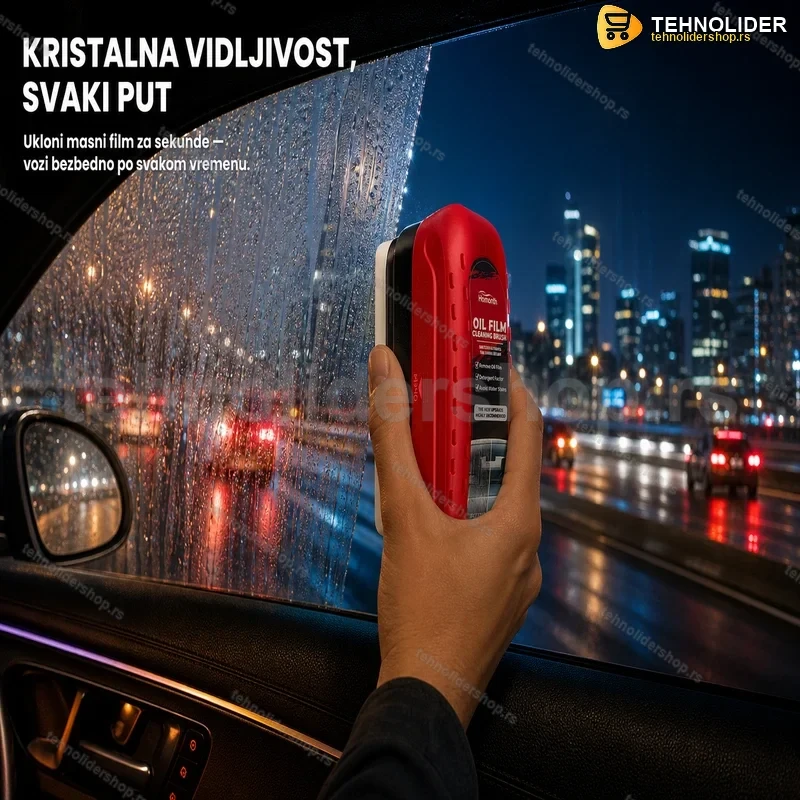 cetka-za-uklanjanje-masnog-filma-sa-stakla-tehnolidershop Četka i sredstvo za uklanjanje masnog filma sa auto stakala – 120 ml