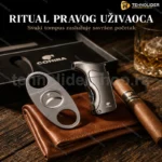 COHIBA SET upaljac brener i sekač noz za tompuse
