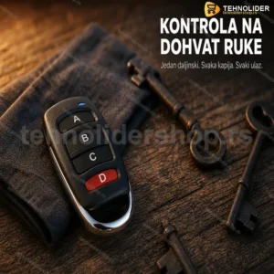Daljinski upravljač 433MHz univerzalni za kapije i garaže