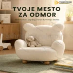 Dečija fotelja Mali Beli Medved