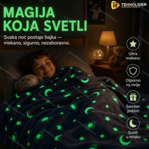 Dečije magično ćebe koje svetli u mraku