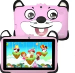 Dečiji tablet 7 inča sa roze gumenom zaštitnom maskom