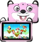 Dečiji tablet 7 inča sa roze gumenom zaštitnom maskom