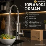 Delimano Slavina sa grejacem od INOX fleksibilnom crevom