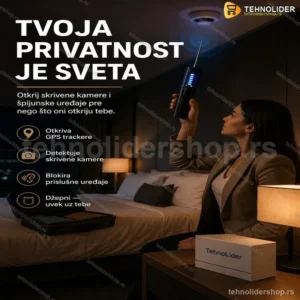 Detektor Skrivenih Kamera i Špijunskih Uređaja 6-u-1