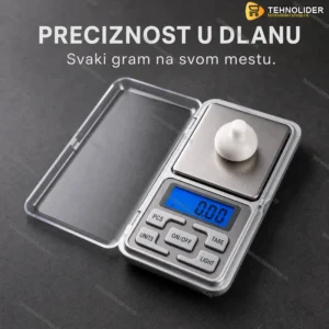 Digitalna Mini Zlatarska Vagica – Preciznost 0,01 g do 200 g