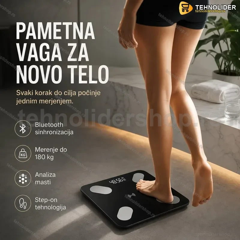Digitalna pametna Vaga sa Bluetoothom Digitalna pametna Vaga sa Bluetoothom