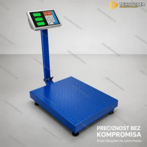 Digitalna Vaga do 400kg – Platforma 40×50cm, LED Displej, Punjiva Baterija