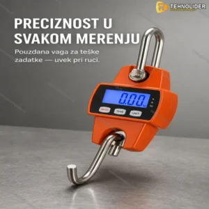 Digitalna Viseća Vaga do 300 kg – Precizno Merenje za Baštu i Rad