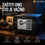Digitalni sigurnosni sef sa 2 kljuca