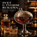 Dispanzer za piće u obliku globusa sa slavinom — 3.5L