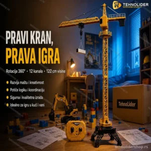 Dizalica igracka Kran za decu na dalhinsko upravljanje