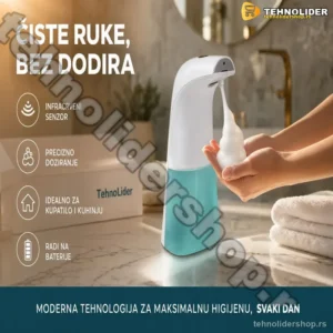 Automatski Dozer za Sapun sa Senzorom — Bezkontaktno Doziranje