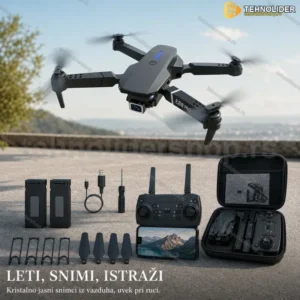 Dron E88 Pro sa 4K kamerom i daljinskim upravljanjem