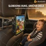 Držač za telefon i tablet za zadnje sedište u kolima