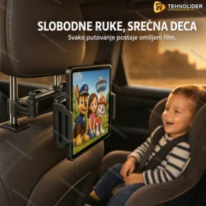 Držač za telefon i tablet za zadnje sedište u kolima